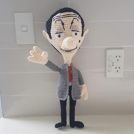 Hand Crocheted Mr Bean