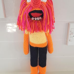 The Muppet Show, Hand Crocheted Animal Muppet image 2