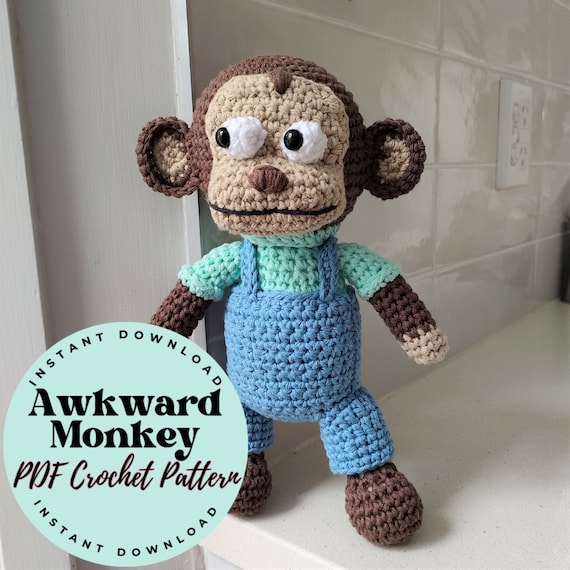 Puppet Meme AWKWARD MONKEY PDF Crochet Pattern