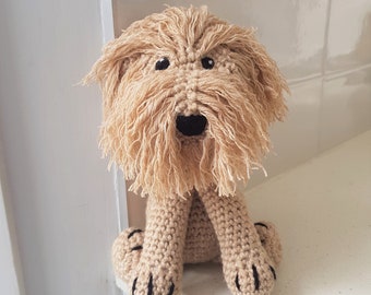 Hand Crocheted Noodle the Cavoodle Pet Memorial