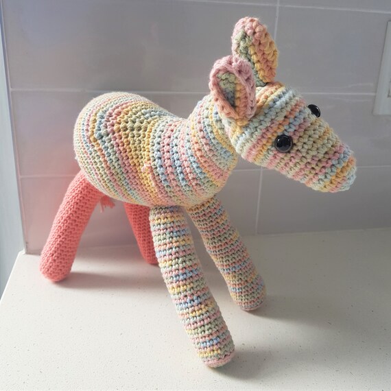 Hand Crocheted Alice the Crooked Back Camel