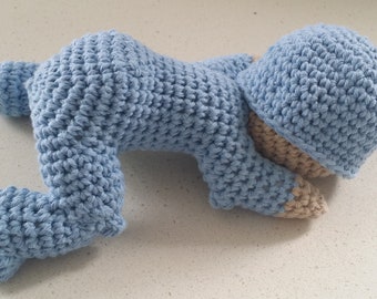 Hand Crocheted Sleeping Baby
