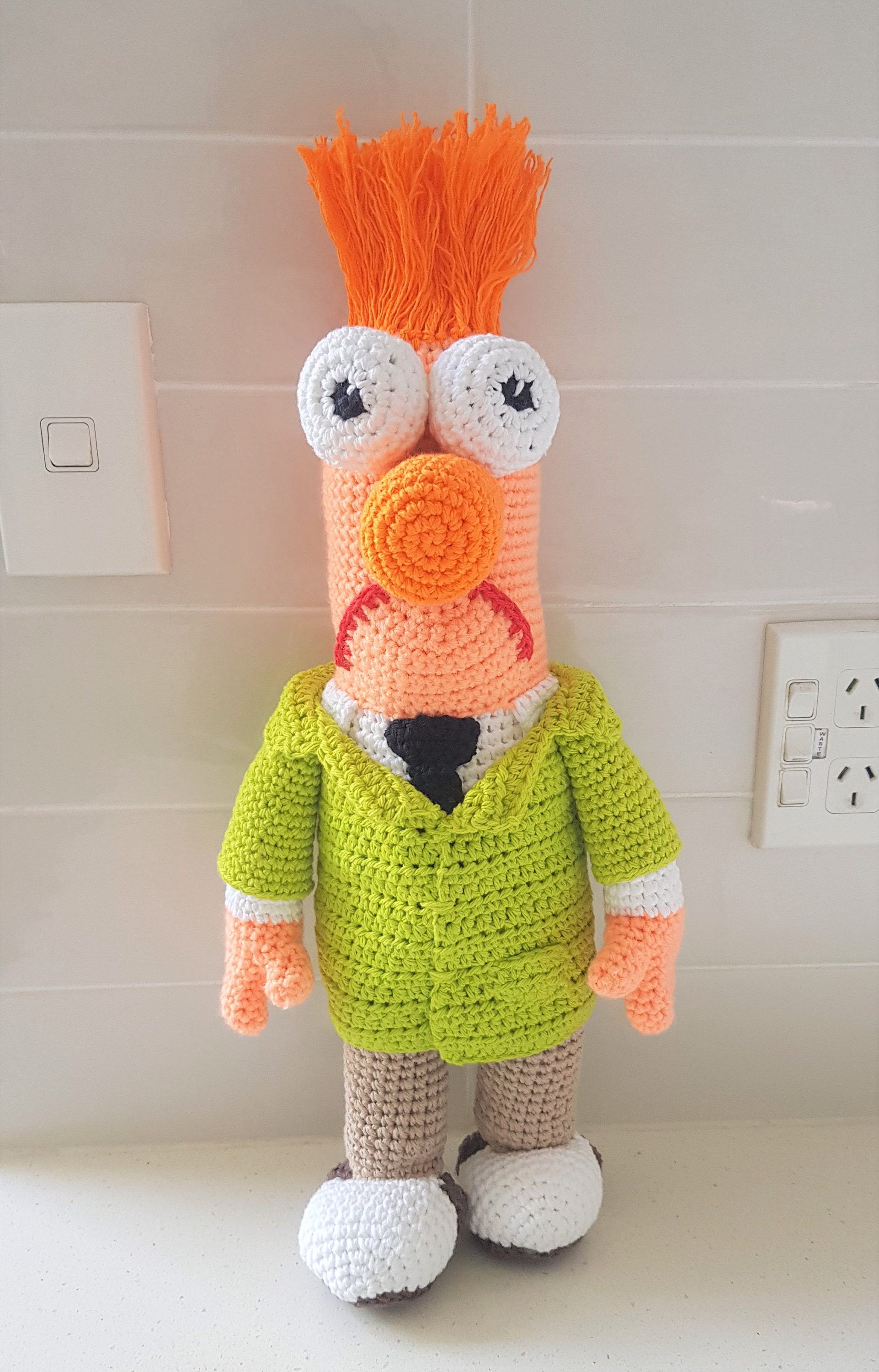 Hand Crocheted Beaker Muppet Muppets Inspired