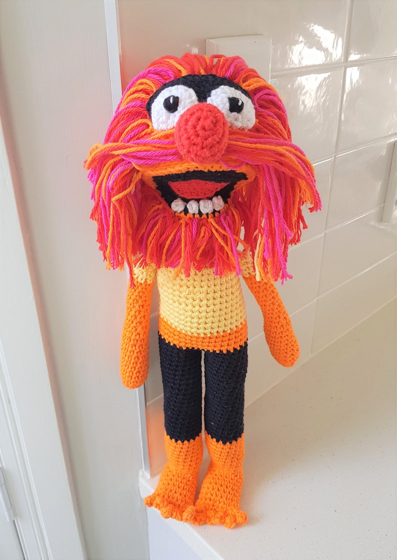 The Muppet Show, Hand Crocheted Animal Muppet image 1