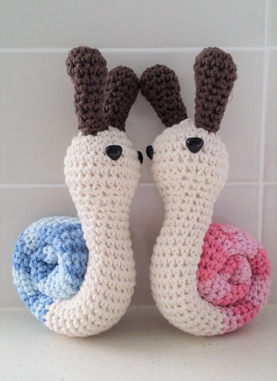 Hand Crocheted Sticky the Snail