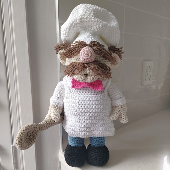 Hand Crocheted Swedish Chef Muppet | The Muppet Show