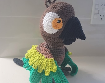 Hand Crocheted Kinsley the Kea Bird