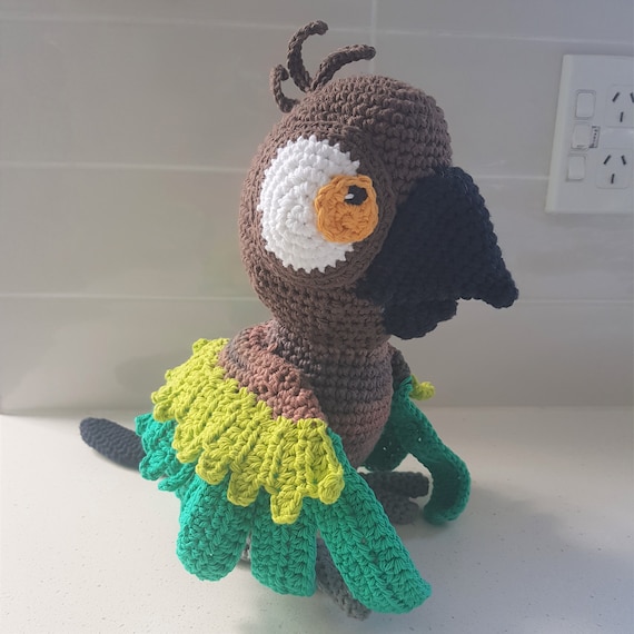 Hand Crocheted Kinsley the Kea Bird