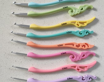 8 Piece Crochet Hook Sets