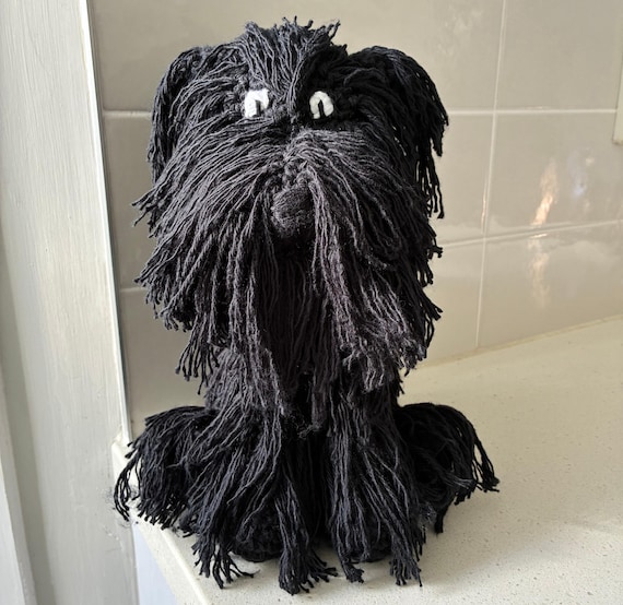 Hand Crocheted Noodle the Cavoodle Pet Memorial