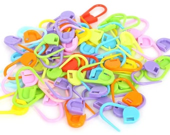 Stitch Markers - Multicolour Packs of 50