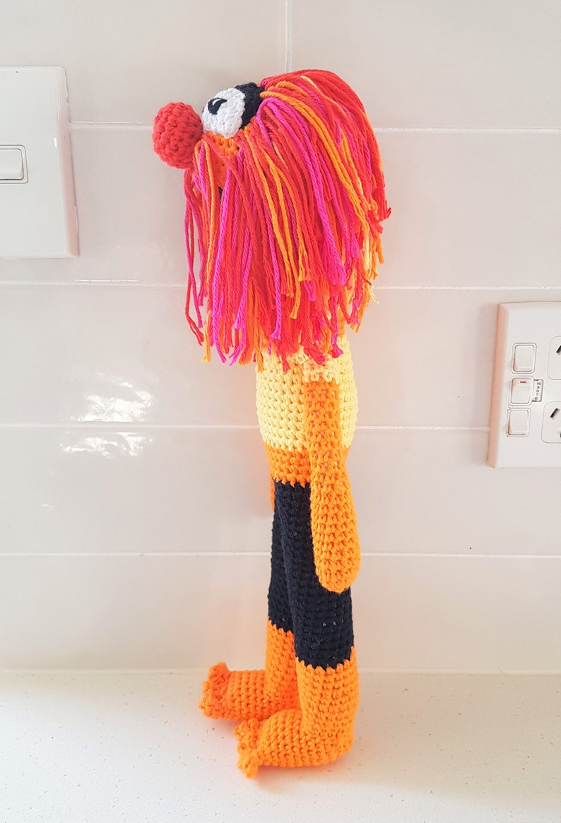 ANIMAL Muppet PDF Crochet Pattern The Muppet Show The Electric Mayhem image 4