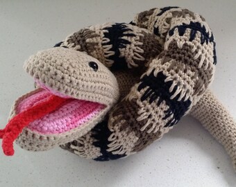 Hand Crocheted Jake The Snake