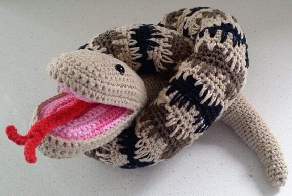 Hand Crocheted Jake The Snake