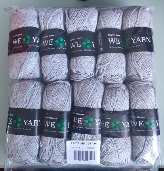 We Love Yarn - Recycled 100% Cotton Yarn - 10 Pack