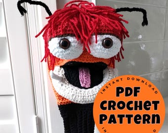 Pippo the Prawn Golf Club Cover Crochet Pattern (PDF)
