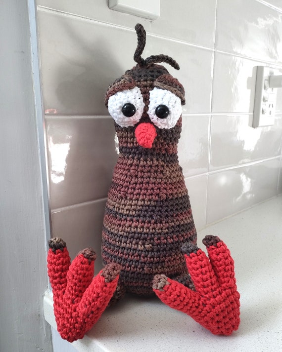 Hand Crocheted Willy the Weka