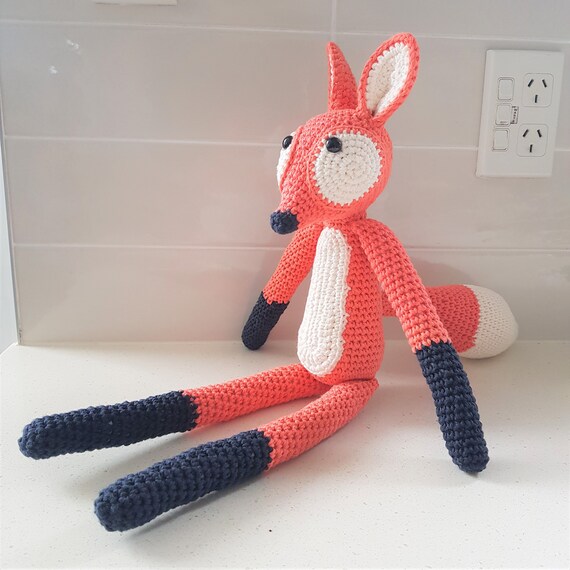 Hand Crocheted Felix the Fox