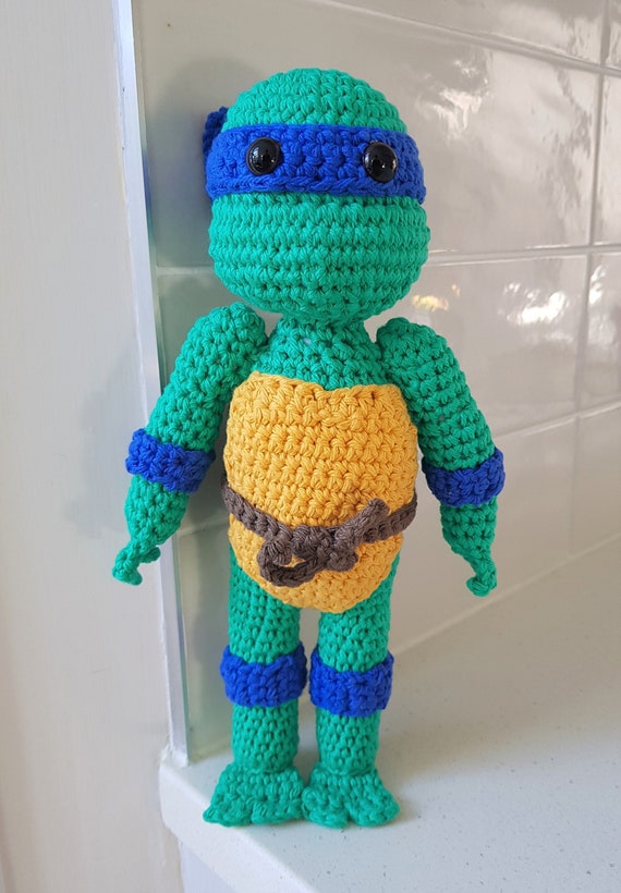Hand Crocheted Ninja Turtle
