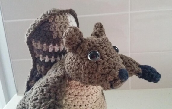 Hand Crocheted Cyril the Squirrel