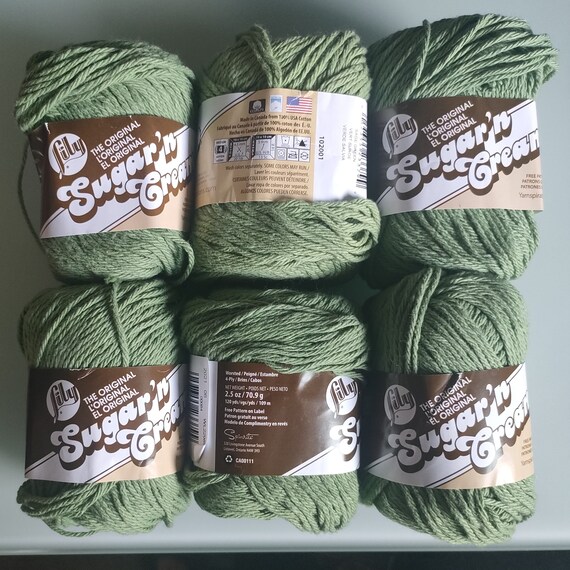 Lily Sugar'N'Cream 100% Cotton Yarn - 6 pack