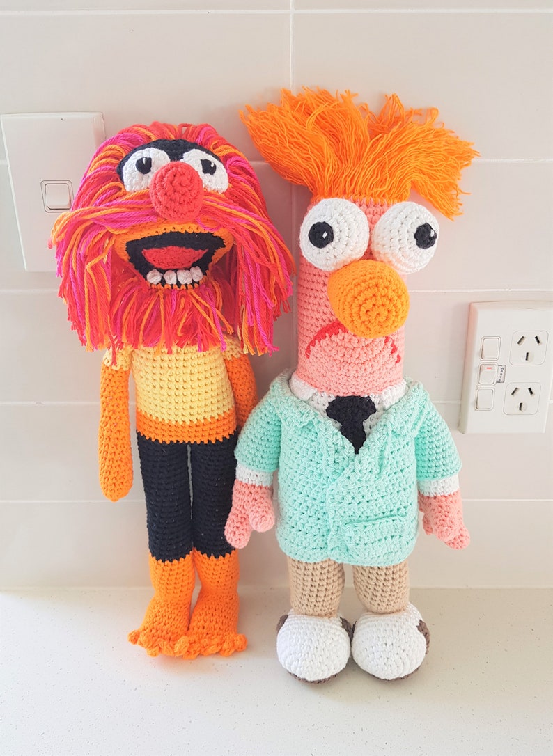 The Muppet Show, Hand Crocheted Animal Muppet image 7