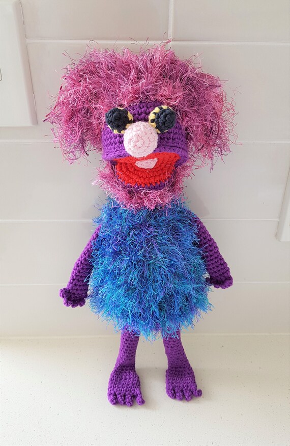 Hand Crocheted Mahna Mahna | Muppet Style