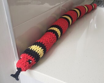 Hand Crocheted Sly The Snake Toys | Snake Figure | Sensory Toy | Flexi Toy