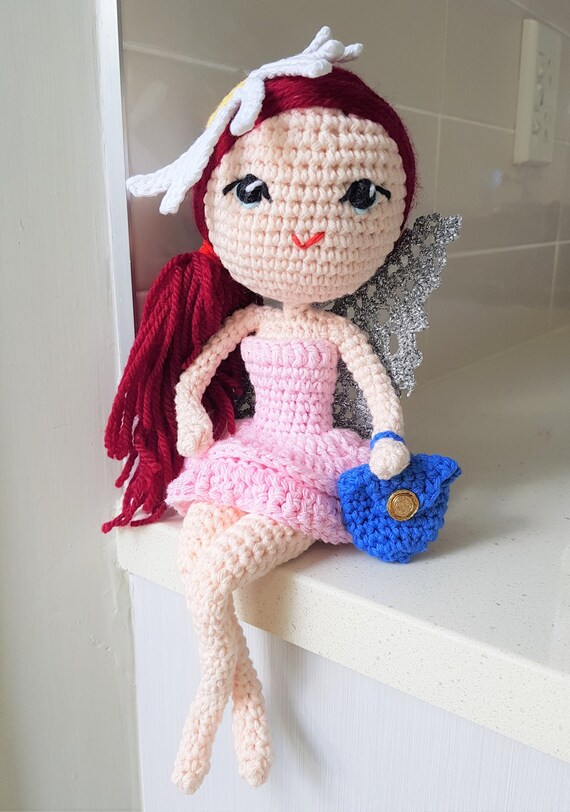 Hand Crocheted Tooth Fairy