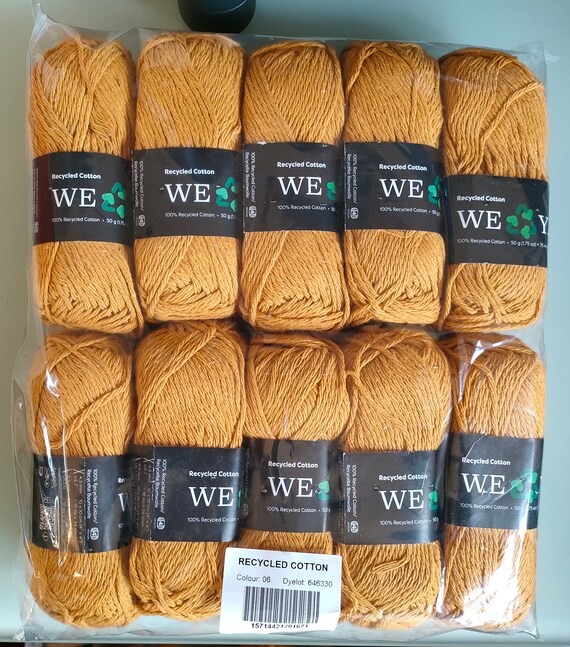 We Love Yarn - Recycled 100% Cotton Yarn - 10 Pack