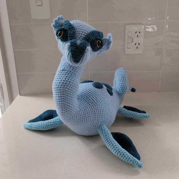 Hand Crocheted Loch Ness Monster | Myths Monster Legend