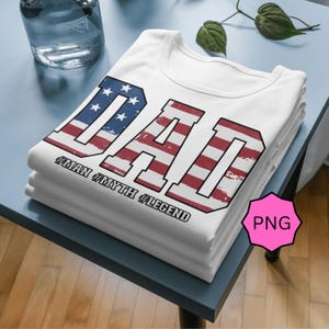 Papa PNG, patriottisch T-shirt, koffiemok, hoodiesublimatie, Vaderdagcadeau, afdrukbare digitale Instant Download.