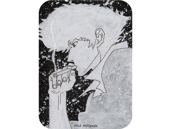 Spike From Cowboy Bebop Sticker Spike Silhouette Anime Etsy Spike From Cowboy Bebop Sticker Spike Silhouette Anime Etsy
