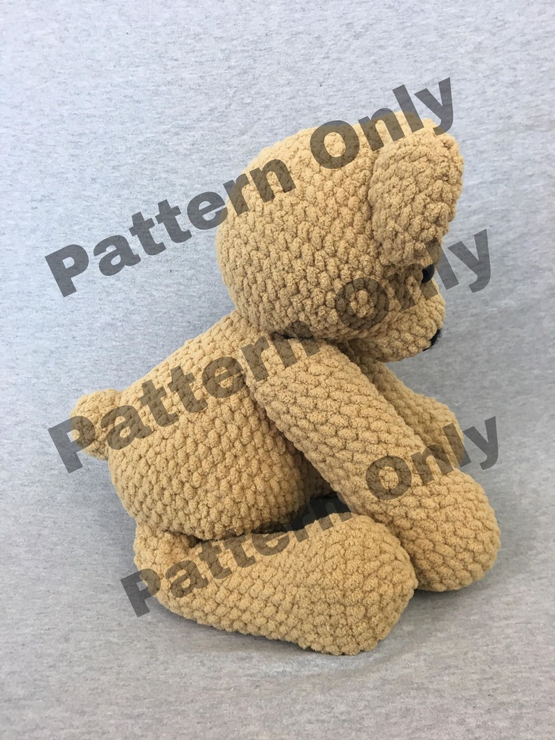 Snuggle Bear Pattern Crochet Pattern Crochet Teddy Bear Etsy
