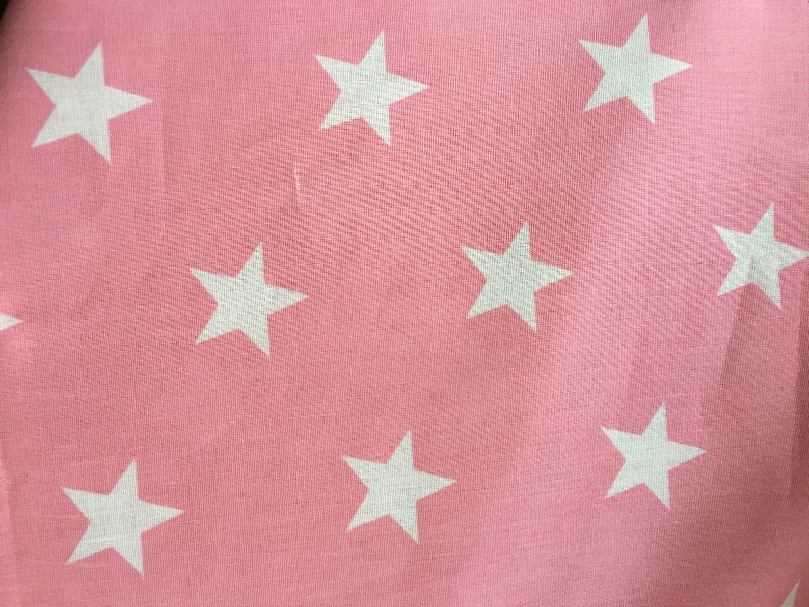 Cushion for Toy Box Seat in Pink with White Stars fits Sort Etsy
