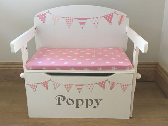 kids personalised toy box