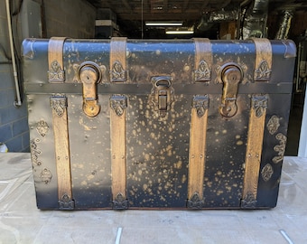 173 Reduced 100 dollars 173 Refurbished Antique Trunk