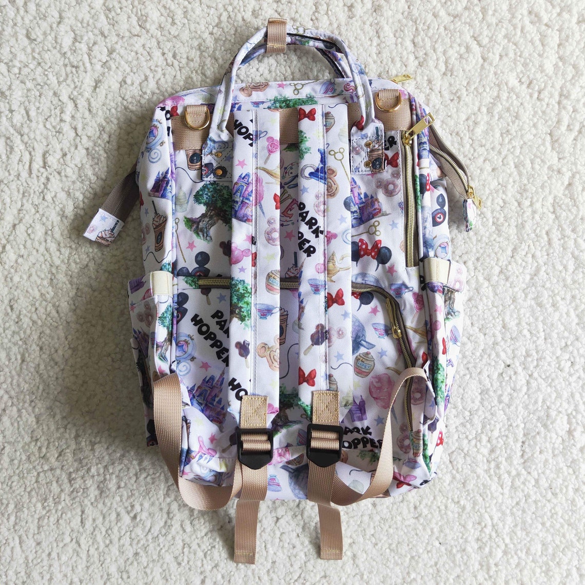 Disney Bag Backpack Custom Park Hopper Bag PERSONALIZED Etsy