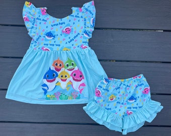 baby shark boutique dress