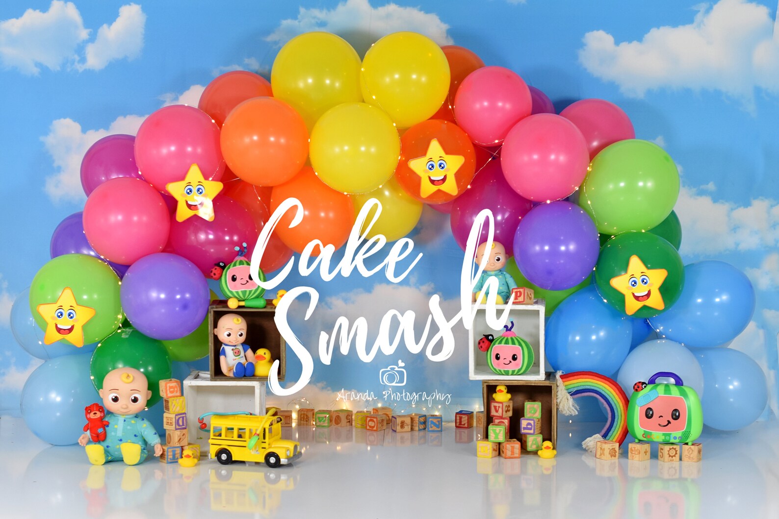 DIGITAL BACKDROP / Cake Smash / BACKDROP Photography Etsy UK