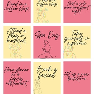 27 cartes de rendez-vous en solo pour cultiver l'amour de soi et les soins personnels
