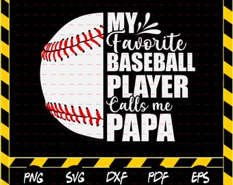 Download Baseball Papa Svg Etsy