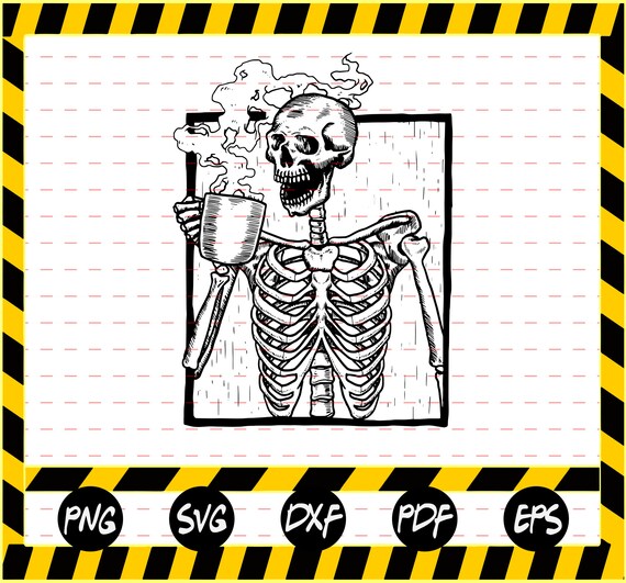 Free Free 265 Skeleton With Coffee Svg SVG PNG EPS DXF File