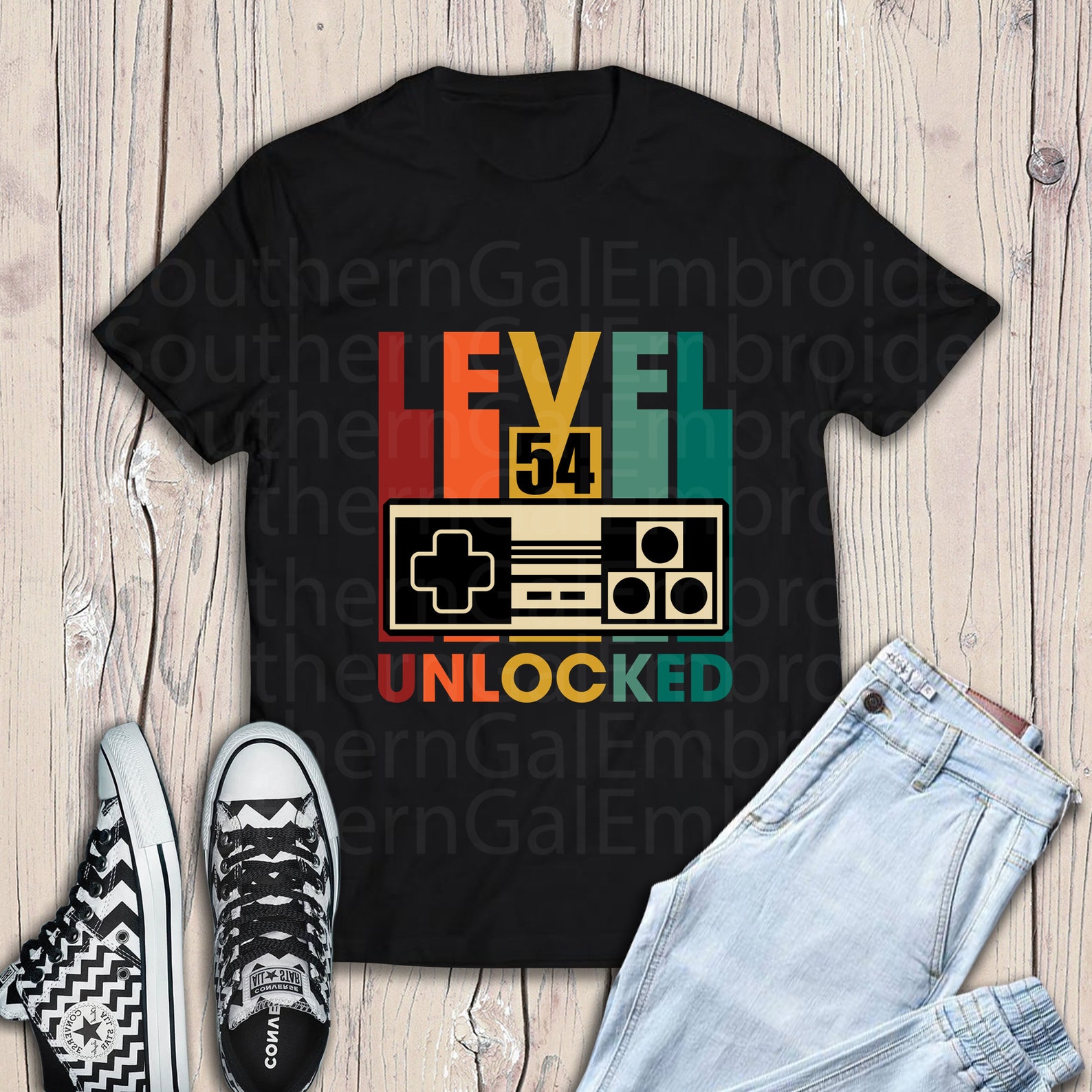 Download Level 54 Unlocked SVG Funny 54 Year Anniversary Fathers Day | Etsy