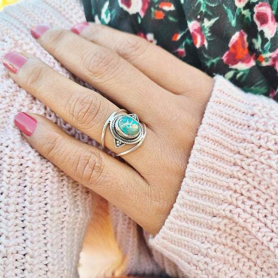 Etsy on sale turquoise ring