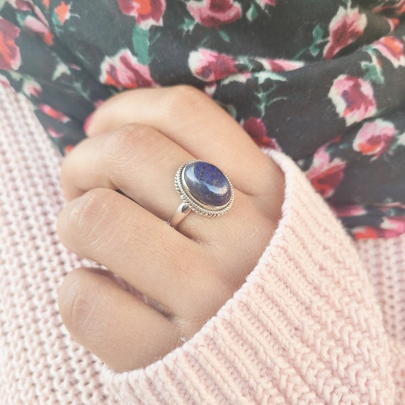 Genuine Lapis Lazuli Ring Lapis Lazuli 