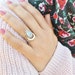 Genuine Moonstone Ring, Moonstone Silver Ring, Moonstone Ring, Crescent Moon Ring, Moonstone Statement Ring, Boho Ring, Moon Stone Ring