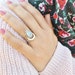 Genuine Moonstone Ring, Moonstone Silver Ring, Moonstone Ring, Crescent Moon Ring, Moonstone Statement Ring, Boho Ring, Moon Stone Ring 