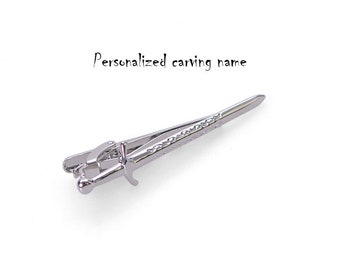 personalize Name tie clip ,legend of zelda tie clip,sword tie clip,zelda tie clip, Vintage Style,tie clip vintage