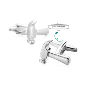 Engraved name cufflinks,pliers and hammer tools handyman cufflinks,golf cufflinks, boxing glove cufflinks,best gifts for dad,groomsmen gifts